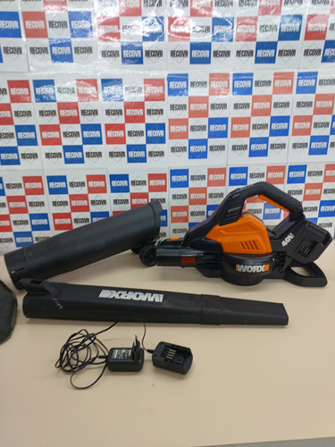 Aspirador de hojas 40V 2en1 con baterías – Worx